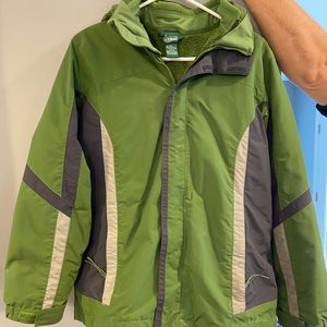 L.L.Bean Boys 3 in 1 water proof jacket sz:14/16